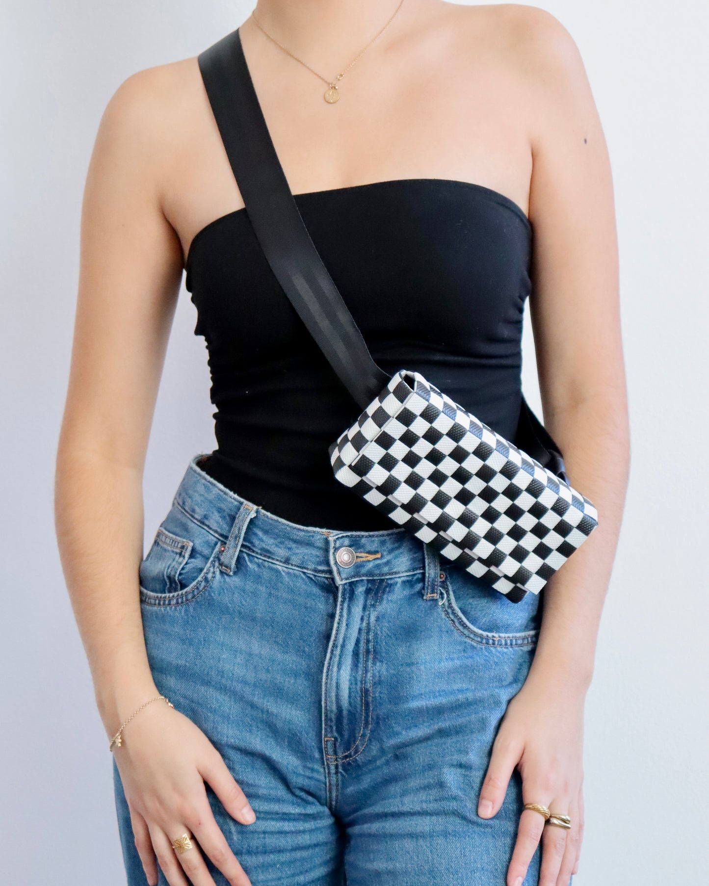 Fanny Pack Black/White