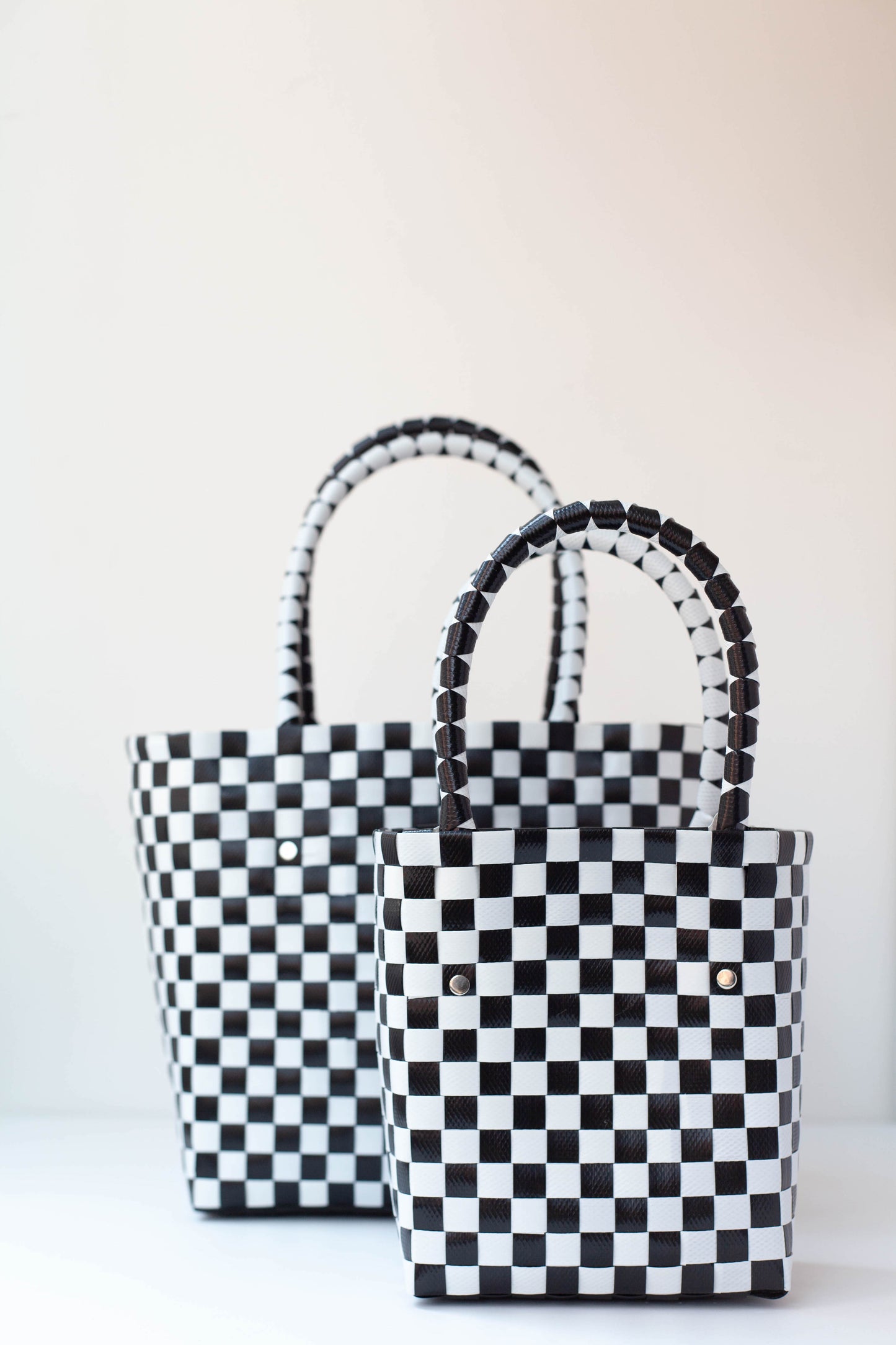 Black/White Mini Tote