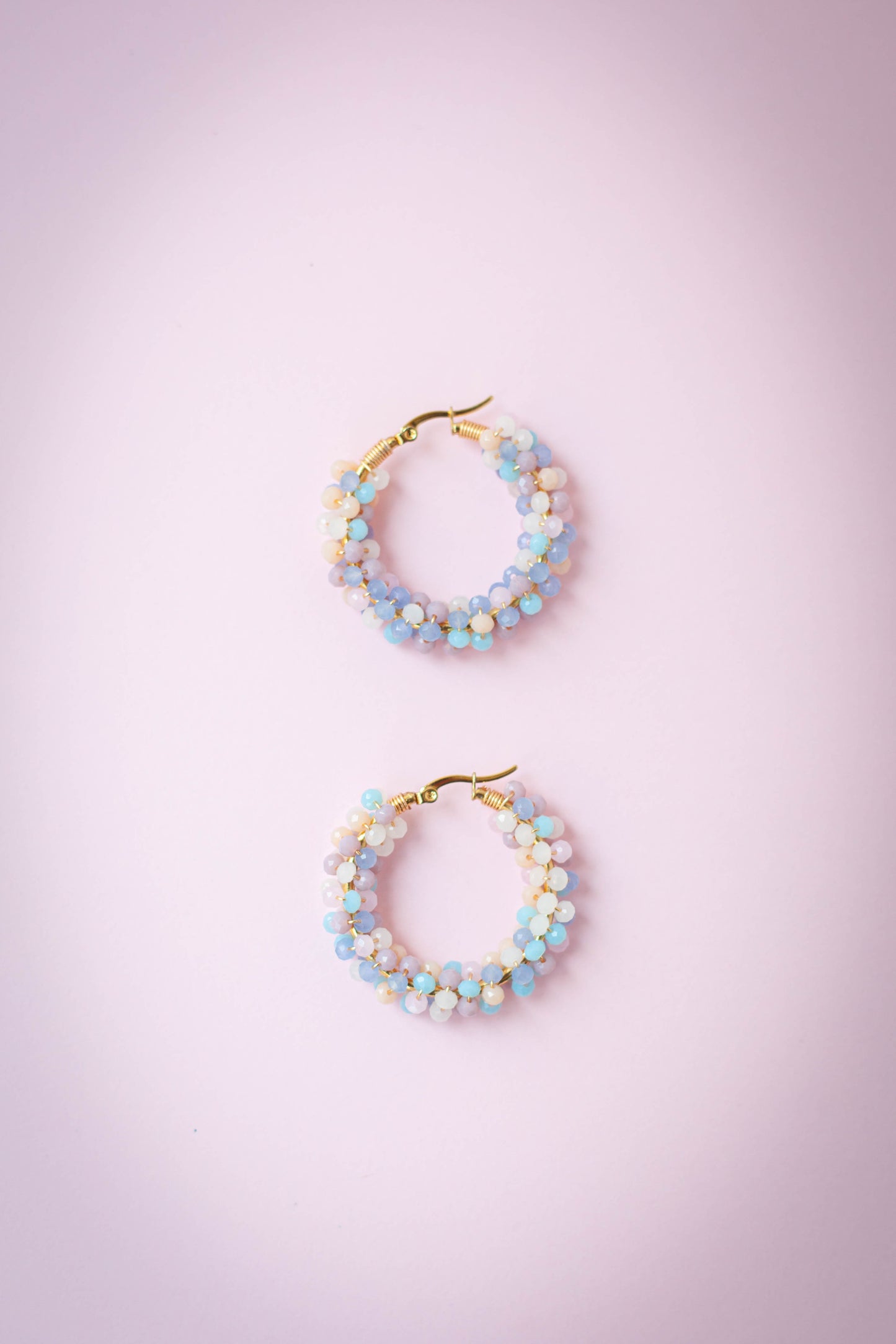 Beaded Hoop Ethereal Earring